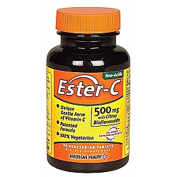 אסטר סי ויטמין C לא חומצי 500 מ"ג 90 טבליות - מבית Ester-C