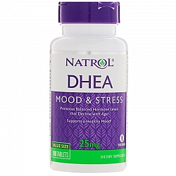 DHEA המינון 25 מ"ג בתוספת סידן - 180 טבליות מבית NATROL