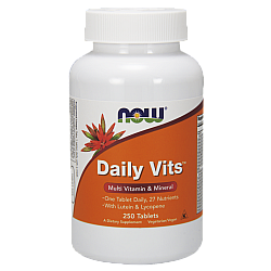 מולטי-ויטמינים דיילי ויטס 250 טבליות - מבית NOW FOODS
