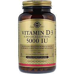 ויטמין D3 סולגאר 5000 יחב"ל - 240 כמוסות מבית SOLGAR