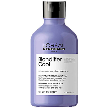 לוריאל סרי אקספרט שמפו מנטרל לבלונד קר בלונדיפייר קול 300 מ"ל - מבית L'Oréal Professionnel