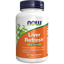 Liver Refresh תוסף לתמיכה בכבד 90 כמוסות - מבית NOW FOODS
