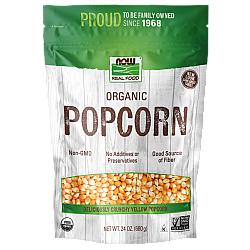 Real Food פופקורן אורגני 680 גרם - מבית NOW FOODS