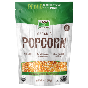Real Food פופקורן אורגני 680 גרם - מבית NOW FOODS