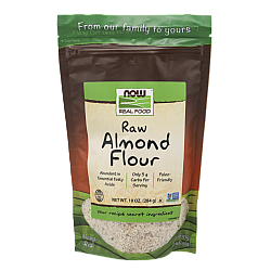 Real Food קמח שקדים גולמי 284 גרם - מבית NOW FOODS