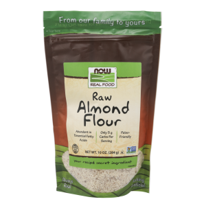 Real Food קמח שקדים גולמי 284 גרם - מבית NOW FOODS