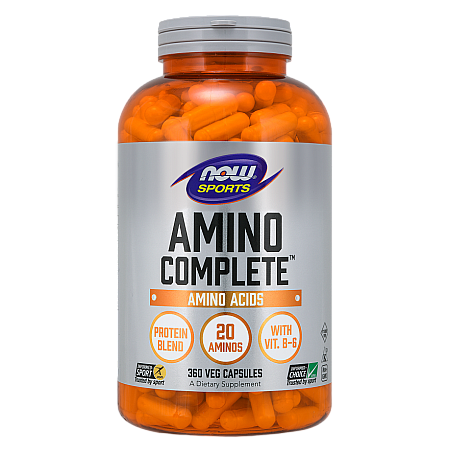 מחיר Sports Amino Complete קומפלקס חומצות אמינו 360 כמוסות - מבית NOW FOODS