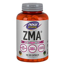 ZMA התאוששות שרירים לאחר פעילות ספורטיבית - תכולה 90 כמוסות - מבית NOW FOODS