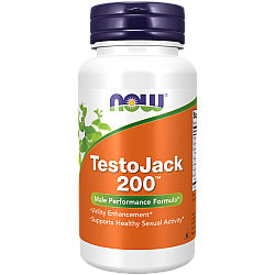 טונגקט אלי Testojack 200 טסטוסטרון 200 מ"ג 60 כמוסות - מבית NOW FOODS