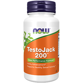 טונגקט אלי Testojack 200 טסטוסטרון 200 מ"ג 60 כמוסות - מבית NOW FOODS