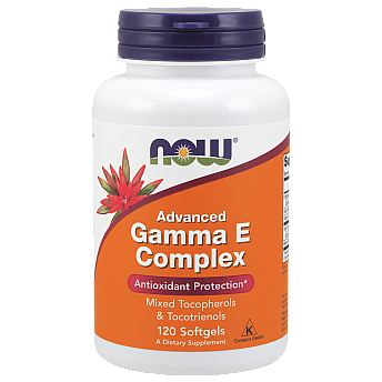 קומפלקס GAMMA E גאמא E מתקדמת 120 כמוסות - מבית NOW FOODS