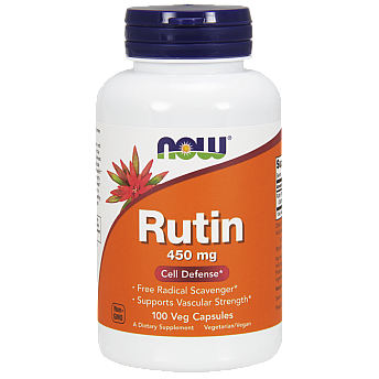 רוטין (Rutin) 450 מ"ג - 100 כמוסות - מבית NOW FOODS