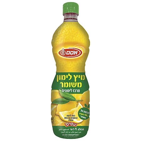 מחיר אסם מיץ לימון משומר כשר לפסח עסיס - 1 ליטר