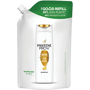 פנטן שמפו לחות מוגברת שקית מילוי 480 מ"ל - מבית Pantene