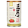 אבקת חלבון מֵי גבינה סולגאר מי גבינה Whey To Go טעם תות משקל 454 גרם - מבית SOLGAR
