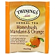 מחיר טווינינגס תה צמחים בטעם דבש מנדרין ותפוז ללא קפאין 20 שקיקי - מבית Twinings