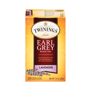 טווינינגס תה ארל גריי לבנדר Earl Grey - בשקיות 20 יחידות - מבית Twinings