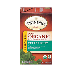 טווינינגס תה צמחי מנטה אורגני 20 שקיקי - מבית Twinings