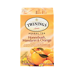 טווינינגס תה צמחים בטעם דבש מנדרין ותפוז ללא קפאין 20 שקיקי - מבית Twinings