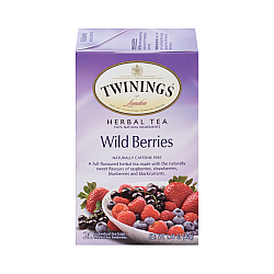 טווינינגס תה צמחים בטעם פירות יער ללא קפאין 20 שקיקי - מבית Twinings