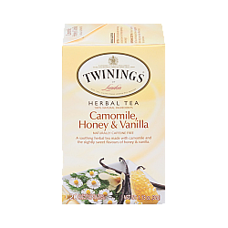 טווינינגס תה צמחים בטעם קמומיל דבש ווניל ללא קפאין 20 שקיקי - מבית Twinings
