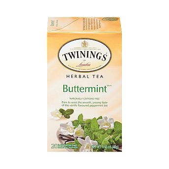 טווינינגס תה צמחים חמאה נענע 20 שקיקי - מבית Twinings