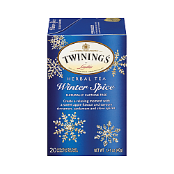 טווינינגס תה צמחים תבלין חורף Winter Spice נטול קפאין בשקיות 20 - מבית Twinings