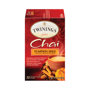 טווינינגס תה צ׳אי תבלין דלעת בשקיות 20 יחידות - מבית Twinings