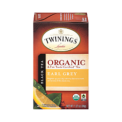 טווינינגס תה שחור ארל גריי Earl Grey אורגני 20 שקיקי - מבית Twinings