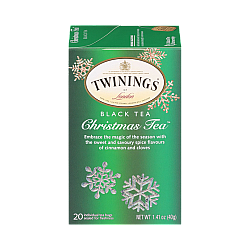 טווינינגס תה שחור חג המולד בשקיות 20 - מבית Twinings