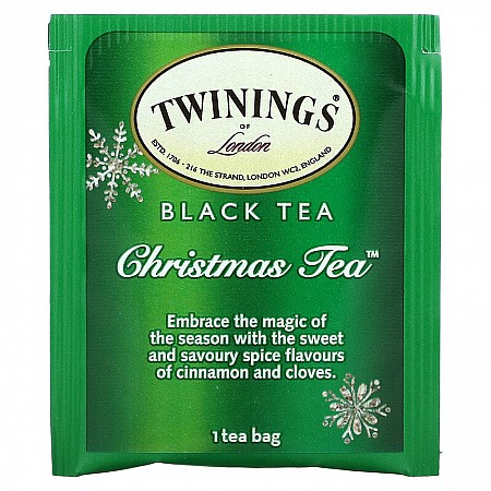 טווינינגס תה שחור חג המולד בשקיות 20 - מבית Twinings