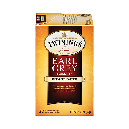 מחיר תה טווינינגס ארל גריי נטול קפאין Earl Grey בשקיות 25 יחידות - מבית Twinings