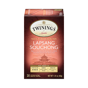 תה טווינינגס לפסנג סושונג Lapsang Souchong בשקיות 20 יחידות - מבית Twinings