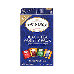תה טווינינגס מארז תה שחור Pack Black Tea בשקיות 20 יחידות - מבית Twinings