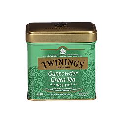 תה ירוק טווינינגס גונפודר Gunpowder בפחית 100 גרם - מבית Twinings