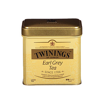 תה עלים טווינינגס ארל גריי Earl Grey בפחית 100 גרם - מבית Twinings