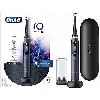 אורל בי iO8 מברשת שיניים חשמלית צבע שחור - מבית Oral B