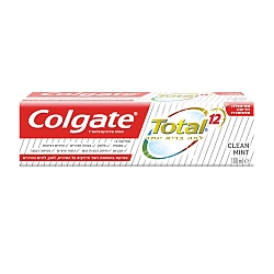 קולגייט משחת שיניים טוטאל קלין מינט מסייע לשיניים רגישות 100 מ"ל  - מבית Colgate