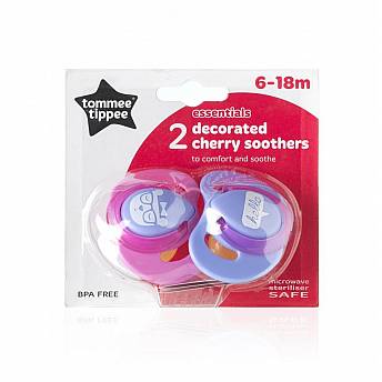 זוג מוצצי לטקס בלון 6-18 בנות טומי טיפי - מבית Tommee Tippee