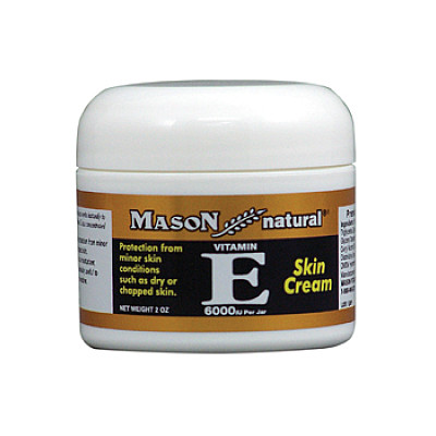 קרם פנים וגוף בתוספת שמן ויטמין E גודל 57  גרם - מבית Mason Naturals