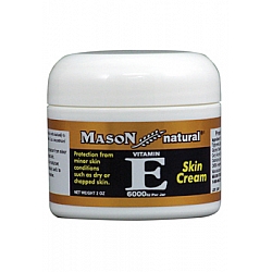 קרם פנים וגוף בתוספת שמן ויטמין E גודל 57  גרם - מבית Mason Naturals
