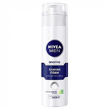 קצף גילוח עם לחות ניוואה 200 מ"ל- מבית NIVEA