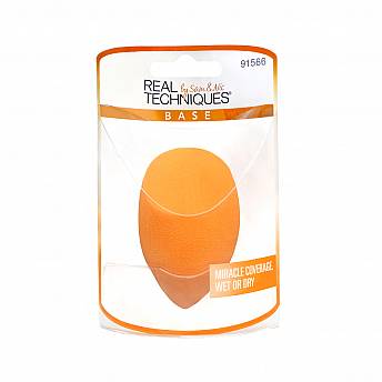 ריל טכניקס ספוגית להנחת מייקאפ Real Techniques Miracle Complexion Sponge