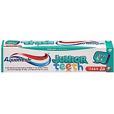  אקווה פרש JUNIOR משחת שיניים לילדים +6 - 50 מ"ל
