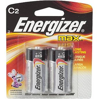 אנרג'ייזר - סוללות מקס C2 - זוג - מבית Energizer