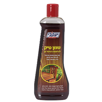 שמן טיק לטיפוח רהיטי גן 500 מ"ל - מבית יעקבי