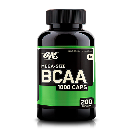 מחיר BCAA חומצות אמינו 1000 מג - כמות 200 כמוסות - מבית Optimum Nutrition