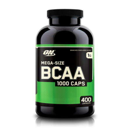 BCAA חומצות אמינו 1000 מ"ג - כמות 400 כמוסות - מבית Optimum Nutrition