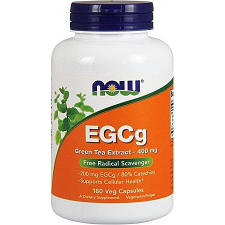 תה ירוק EGCg שורף שומן טבעי - 180 כמוסות מבית NOW FOODS