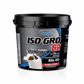 אבקת גיינר Iso-Gro 62 יזו-גרו 62 יחס 1:1.3 משקל 4.5 ק"ג - מבית ANSI